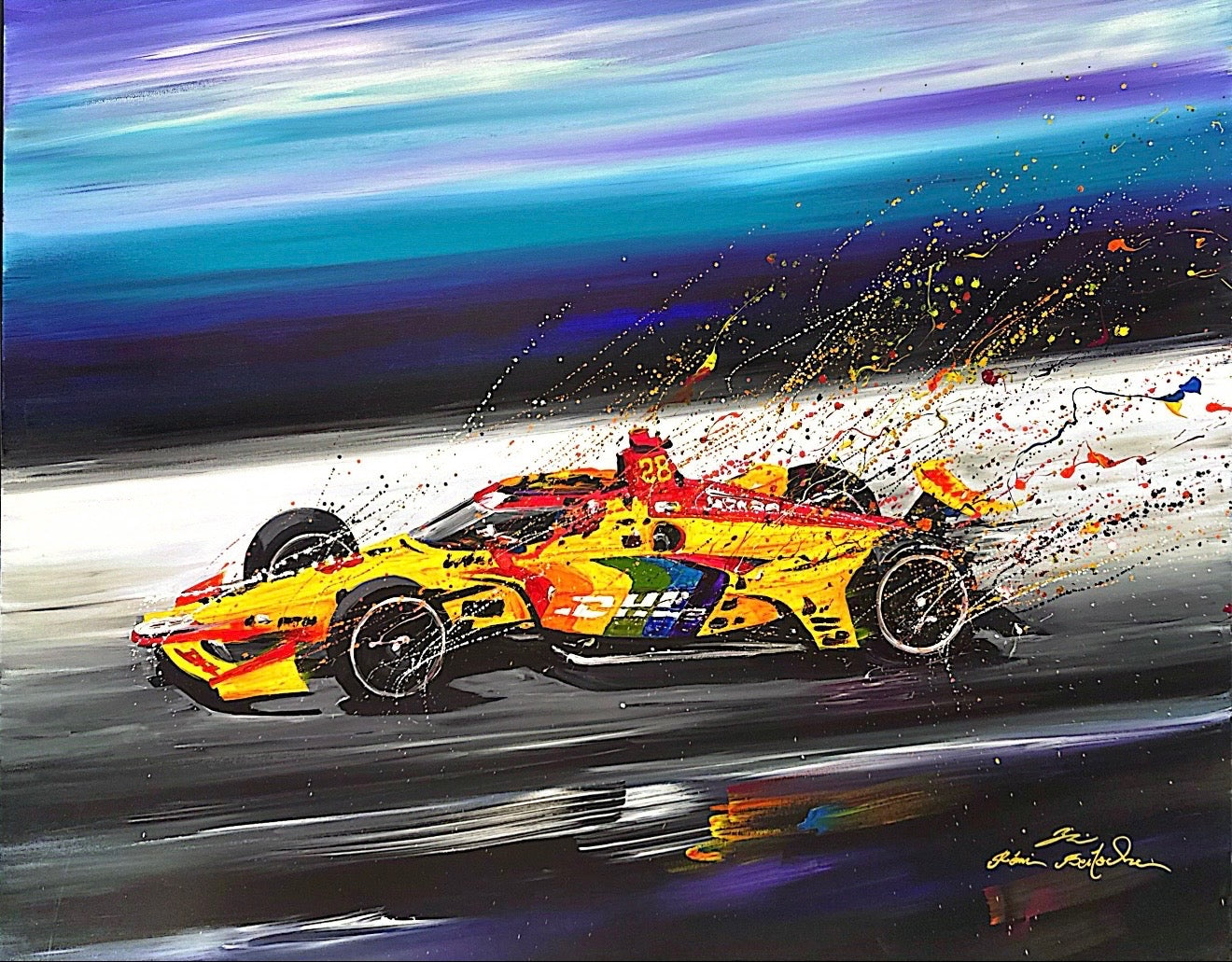 F1 Painting