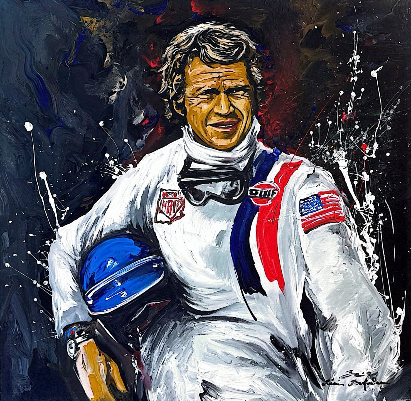 Steve McQueen Painting