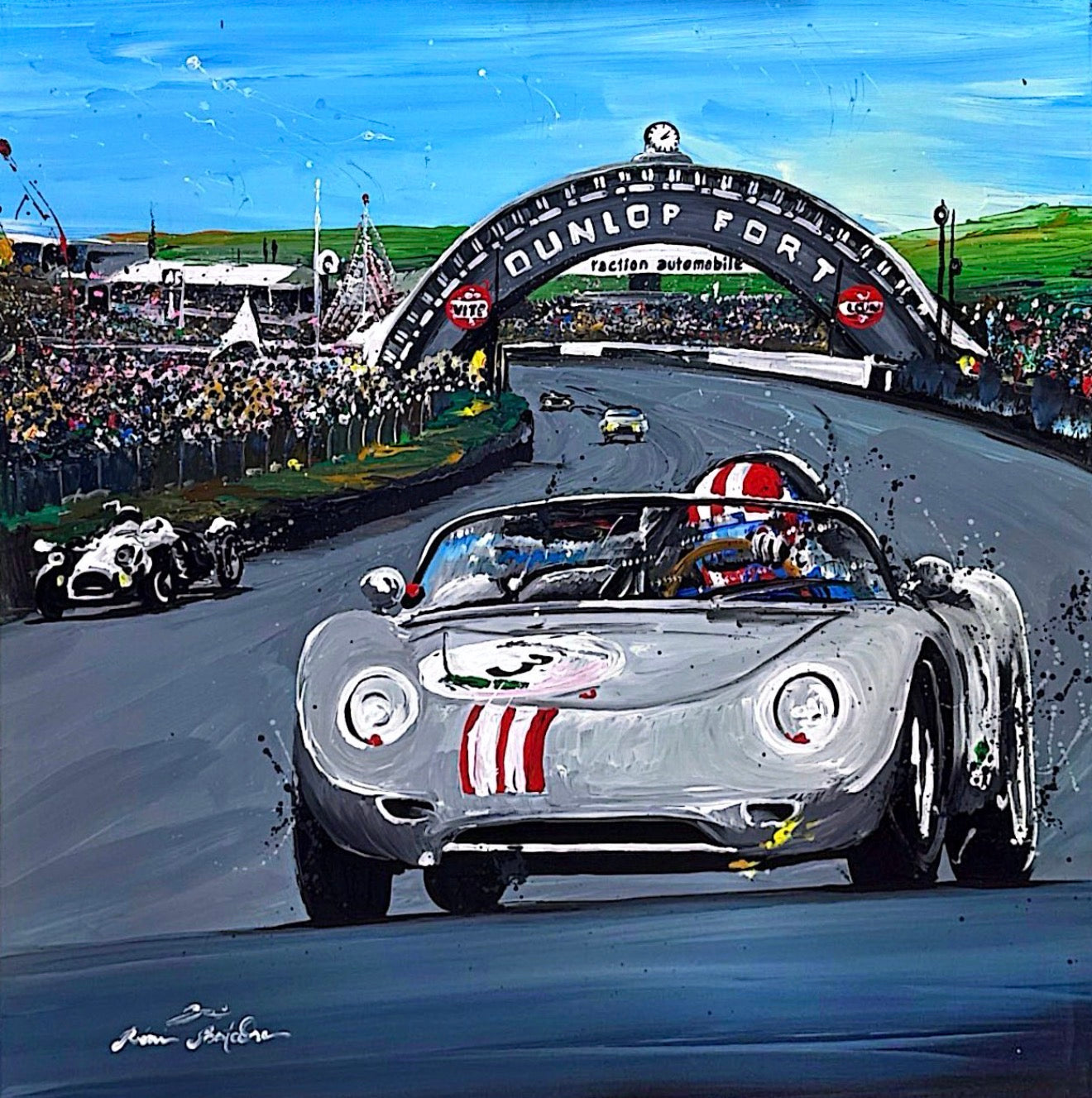PORSCHE AT LE MANS – DUNLOP PAINTING